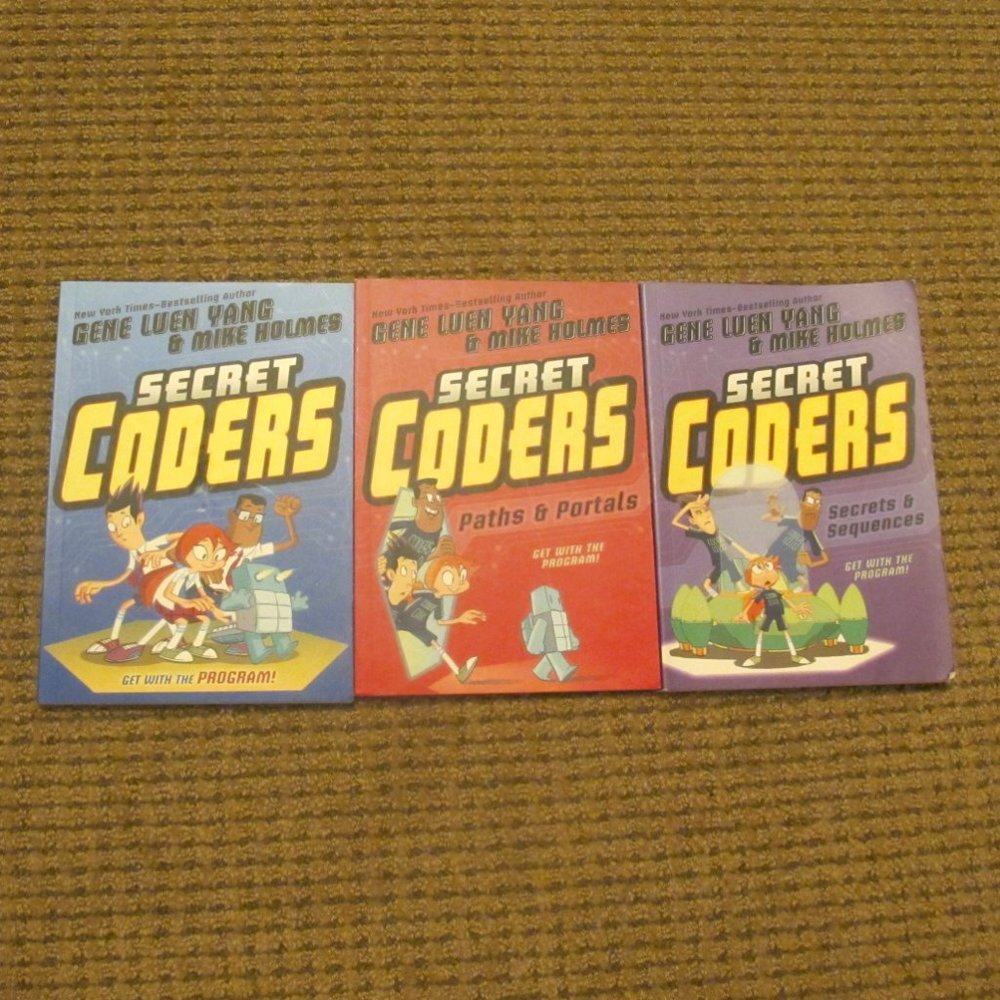 3  Secret Coder by Gene Luen Yang and Mike Holmes Books